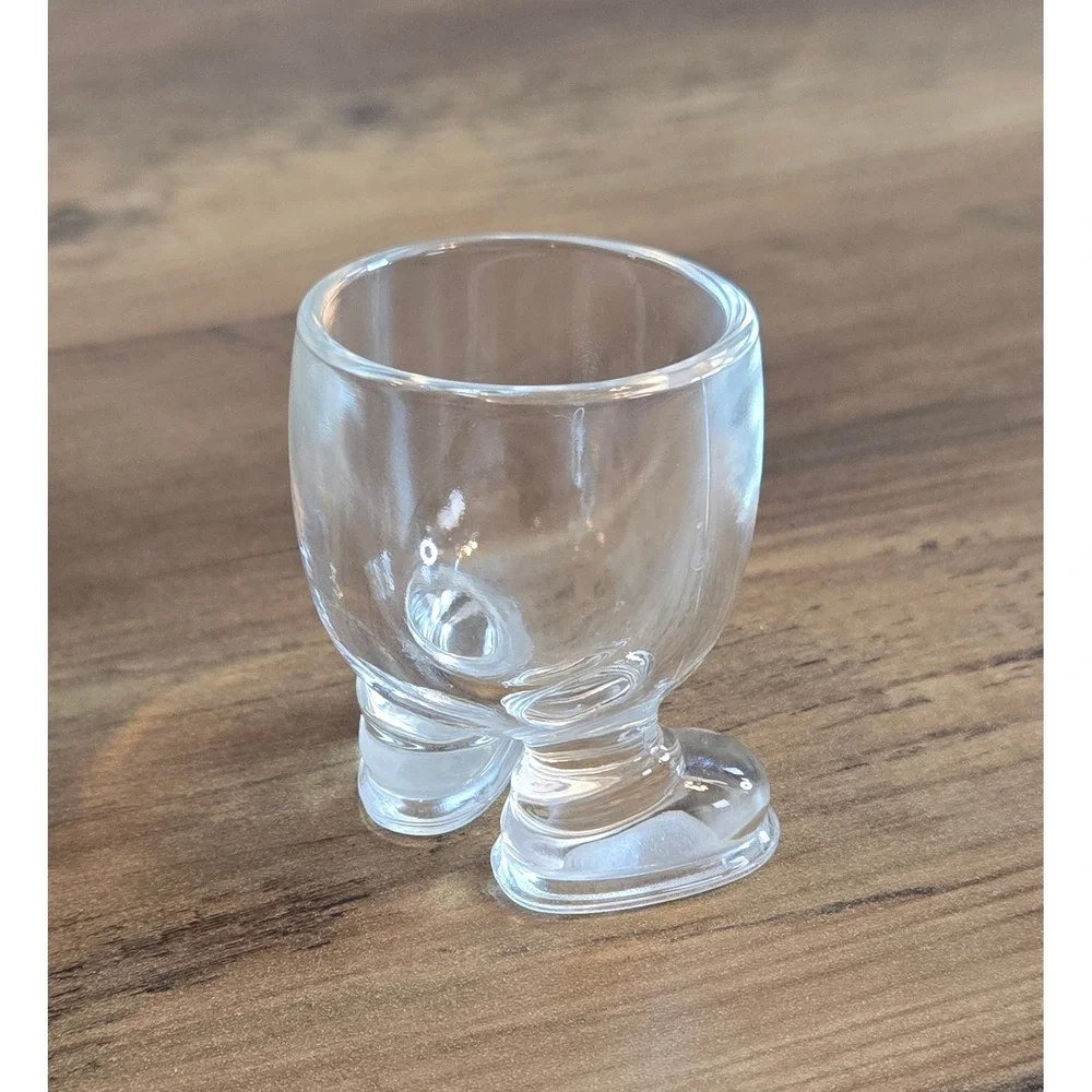 Vintage Arc France Footed Egg Cup- Smile! Cup